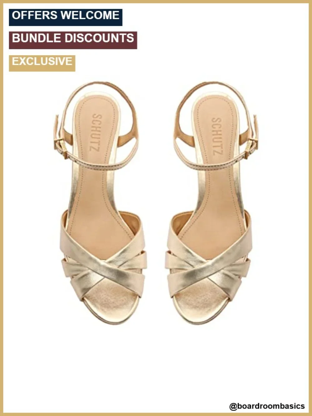 Women's Platform Dress Sandal with Block Heel